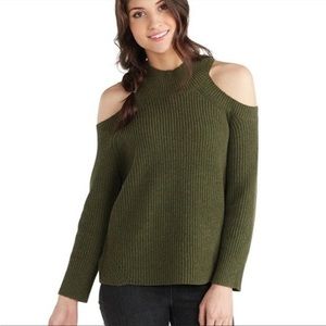 Mud Pie Sweater | Cold Shoulder Top | Holiday Sweater